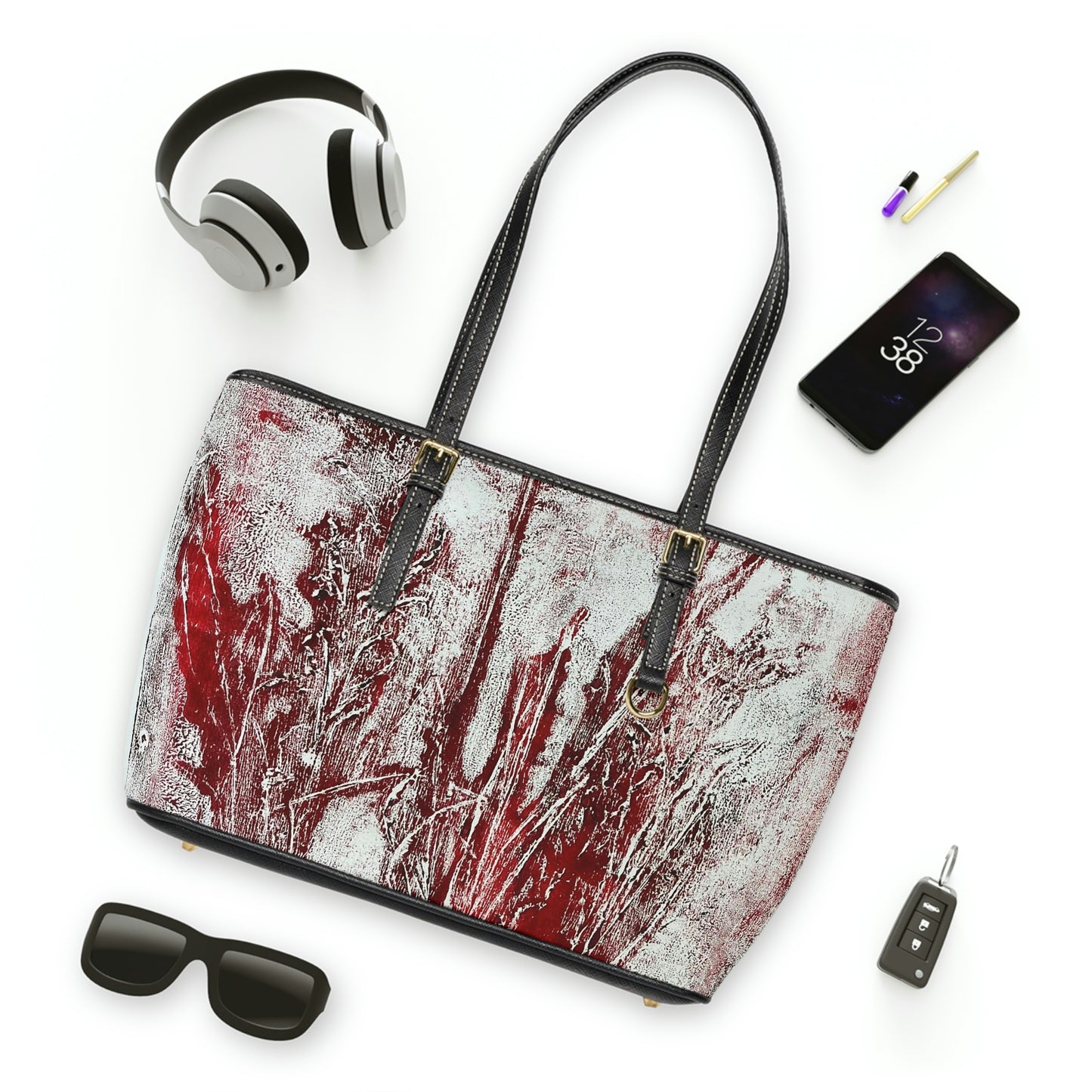 PU Leather Shoulder Bag